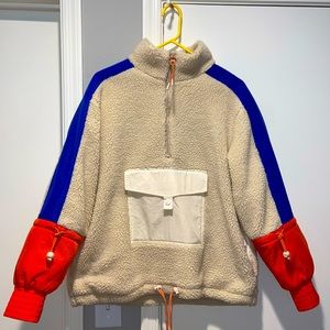Urban Outfitters 1/2 Zip Sherpa Pullover